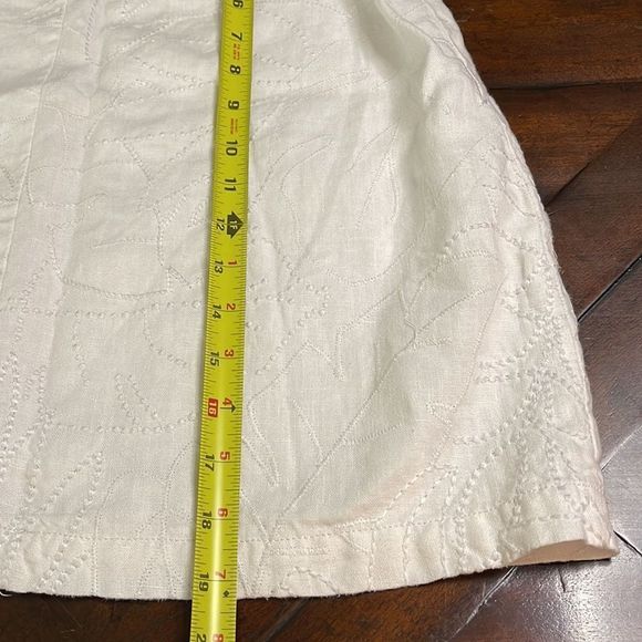 Tommy Bahama white linen skirt - size 6 - Picture 6 of 7